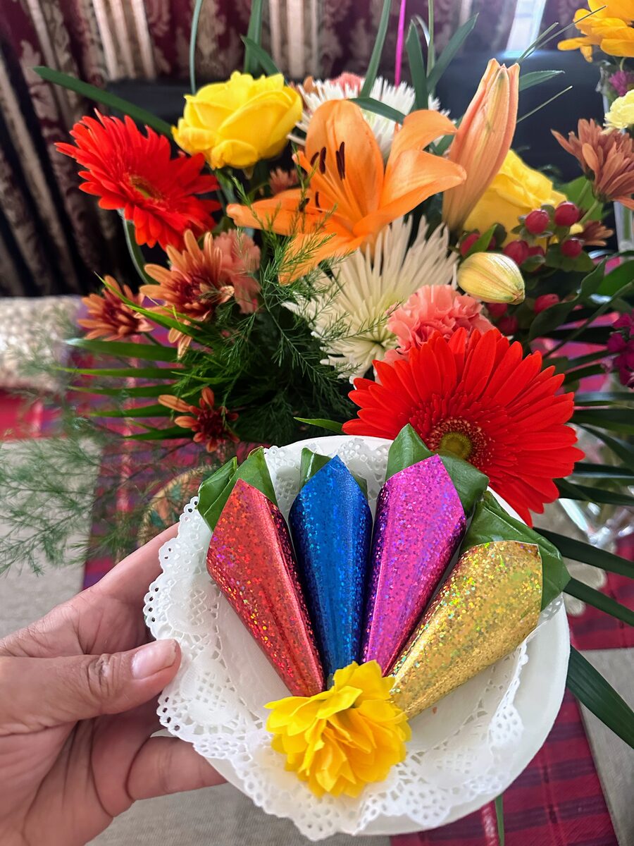 Sada paan prepared fresh